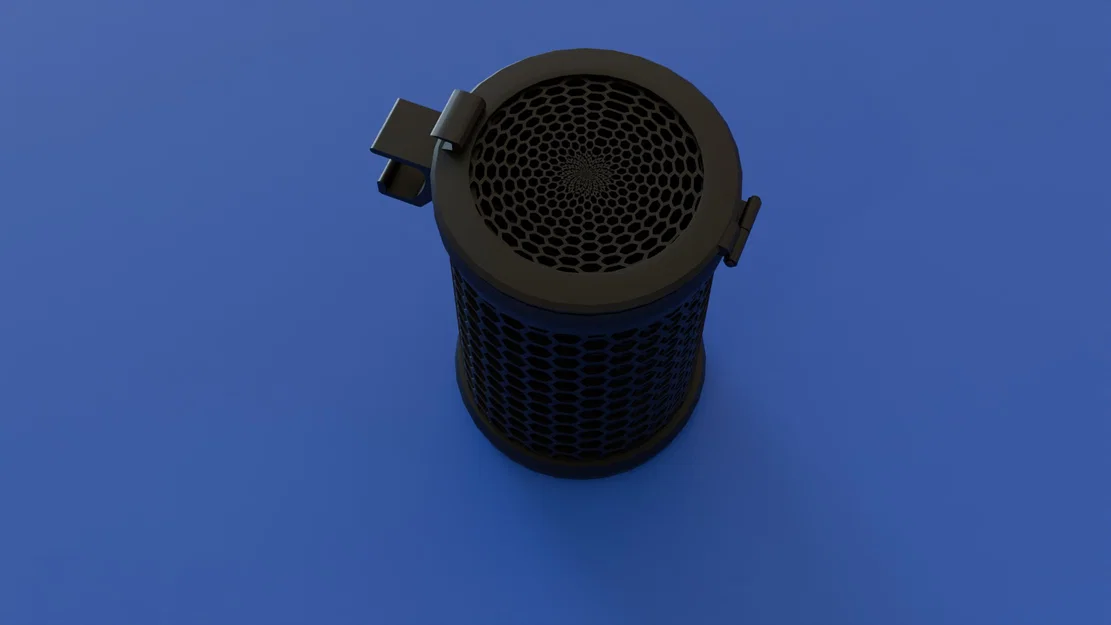 Thùng rác mini treo bàn in 3D thông minh và tiện lợi - Image 3