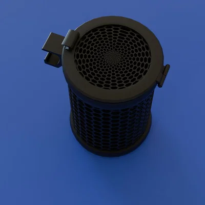 Thùng rác mini treo bàn in 3D thông minh và tiện lợi