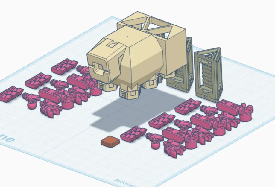 Mô hình robot côn trùng Mech lắp ráp in 3D siêu ngầu - Image 1