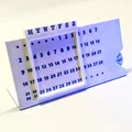 Lịch Để Bàn Vĩnh Cửu Dạng Trượt (Sliding Perpetual Desk Calendar) - Thumbnail 1