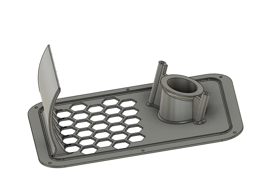 Nắp đậy phía sau Qidi Plus 4 cho quạt 6025 (Cooling Fan Cover) - Image 1