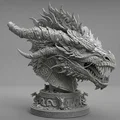 DRAGON BUST – Tượng bán thân đầu rồng siêu chi tiết - Thumbnail 1