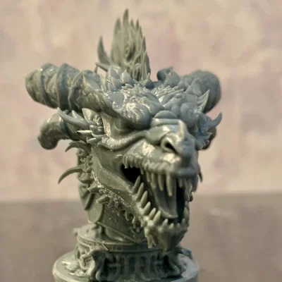 DRAGON BUST – Tượng bán thân đầu rồng siêu chi tiết