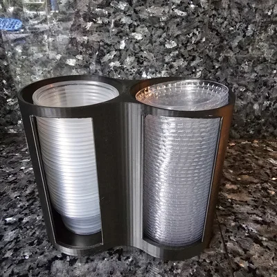 Giá đỡ ly nước chấm – Đế đôi (lỗ 2.75")