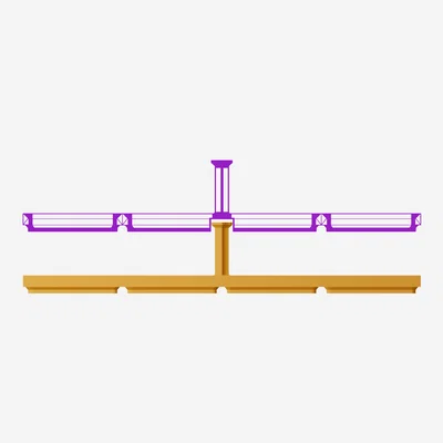 Đế Gridfinity xếp chồng kèm tay cầm (4x4) [CẬP NHẬT]
