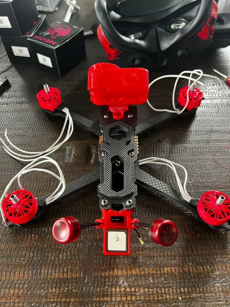 Ngàm gắn GPS & anten O4 cho drone SpeedyBee Mario 5 - Image 3