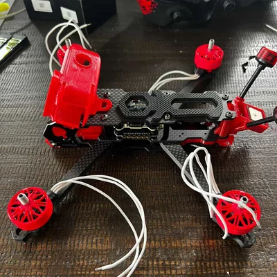 Ngàm gắn GPS & anten O4 cho drone SpeedyBee Mario 5