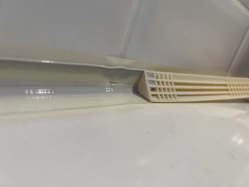 Dụng cụ miết/cạo silicone dài cho khe hẹp sau vòi nước - Image 3