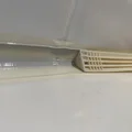 Dụng cụ miết/cạo silicone dài cho khe hẹp sau vòi nước - Thumbnail 3