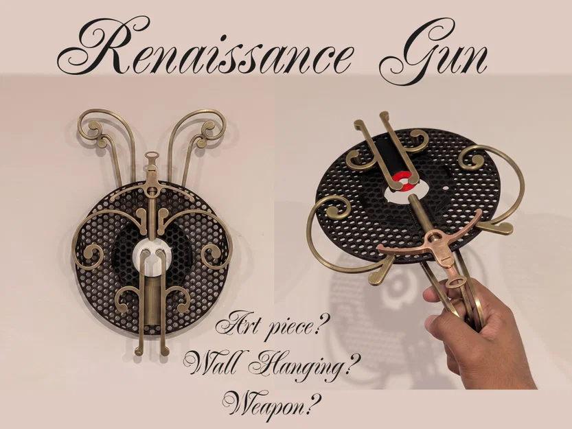 Renaissance Gun – Súng disk shooter phong cách Phục Hưng - Image 1