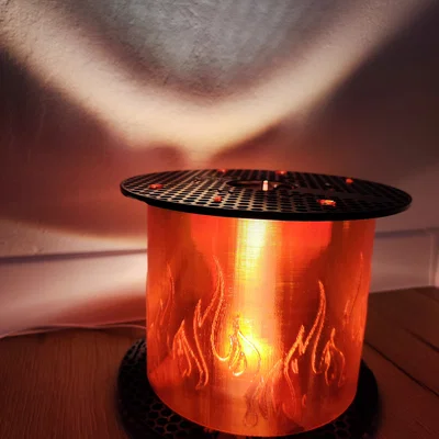 Đèn LED từ spool Prusament mới (New Prusament spool LED Lamp)