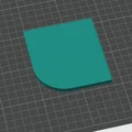 Khuôn mẫu định hình đường cong bán kính 40mm (Router Template) - Thumbnail 1