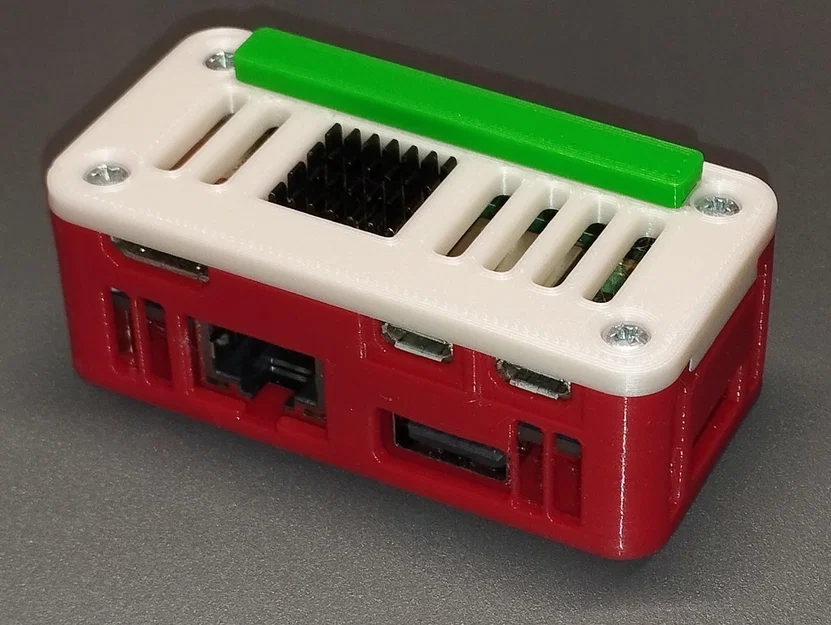 Vỏ Raspberry Pi Zero 2W cho Waveshare Ethernet/USB Hub HAT (20416) – Thoáng khí - Image 3