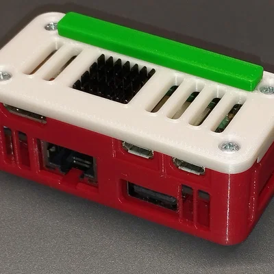 Vỏ Raspberry Pi Zero 2W cho Waveshare Ethernet/USB Hub HAT (20416) – Thoáng khí