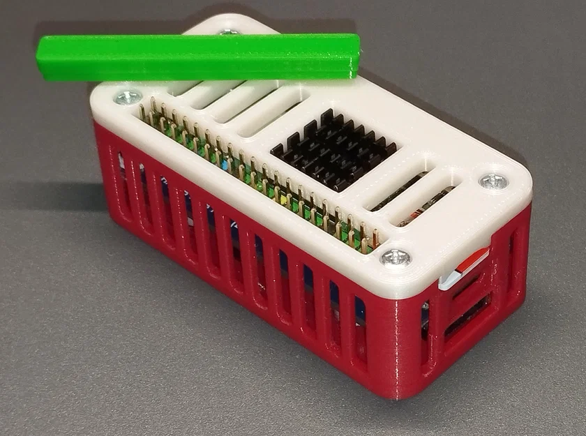 Vỏ Raspberry Pi Zero 2W cho Waveshare Ethernet/USB Hub HAT (20416) – Thoáng khí - Image 4
