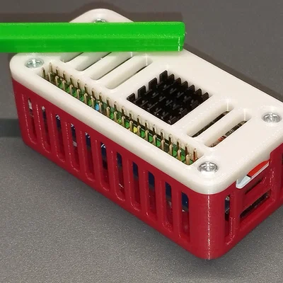 Vỏ Raspberry Pi Zero 2W cho Waveshare Ethernet/USB Hub HAT (20416) – Thoáng khí
