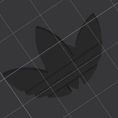 Phụ kiện Jibbitz Adidas trang trí dép Crocs in 3D độc đáo