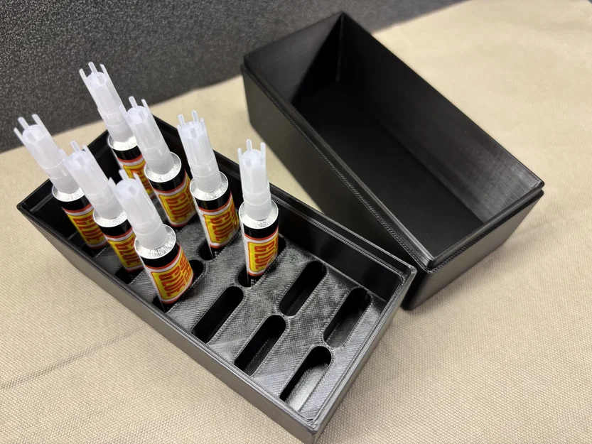 Hộp đựng Super Glue 12 tuýp kèm nắp - Image 2