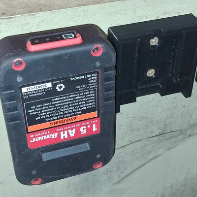 Giá đỡ pin Bauer (Harbor Freight) Battery Holder