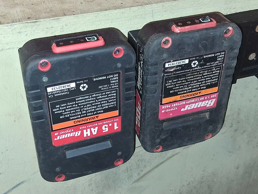 Giá đỡ pin Bauer (Harbor Freight) Battery Holder - Image 2