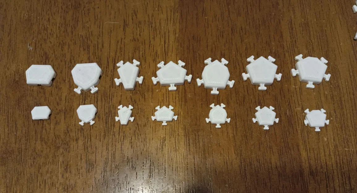 Gạch Lát Voronoi Penrose Liên Kết (Interlocking Penrose Voronoi Cobblestones) - Image 3