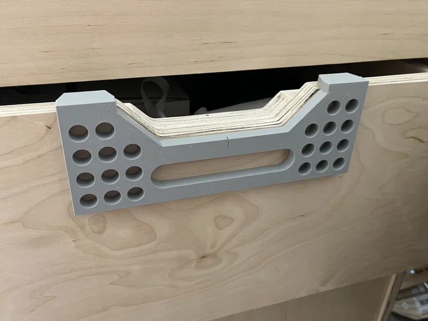 Jig khoan/phay tay nắm ngăn kéo (Drawer pull jig) - Image 1