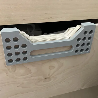 Jig khoan/phay tay nắm ngăn kéo (Drawer pull jig)