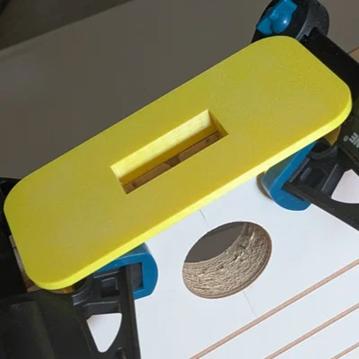 Jig router cho latch plate (không cần supports)