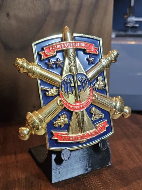 Kệ Đỡ Universal cho Badge & Challenge Coin Đáy Nhọn - Image 6