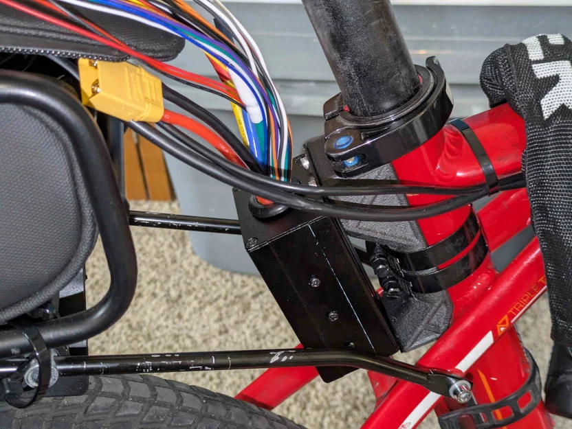 Ngàm gắn ống cọc yên cho VESC 75100 (VESC 75100 Bike Tube Mount) - Image 3