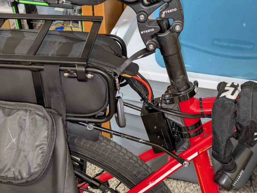 Ngàm gắn ống cọc yên cho VESC 75100 (VESC 75100 Bike Tube Mount) - Image 4