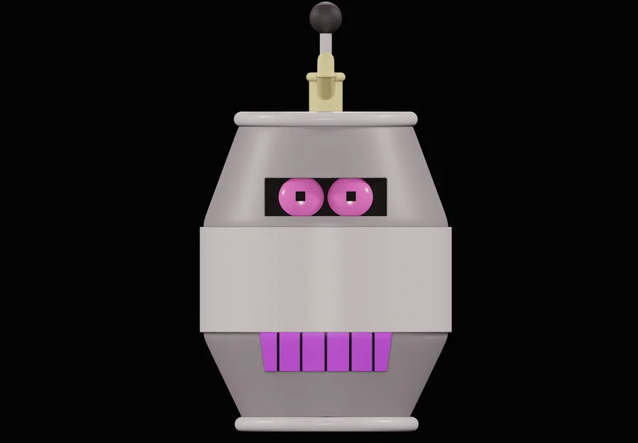 Mô hình Keg Robot từ Futurama - File in 3D sưu tầm chất lượng - Image 1