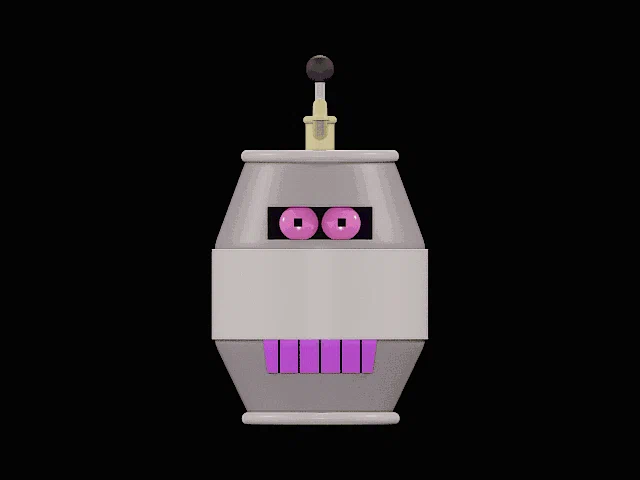 Mô hình Keg Robot từ Futurama - File in 3D sưu tầm chất lượng - Image 2