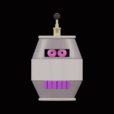 Mô hình Keg Robot từ Futurama - File in 3D sưu tầm chất lượng