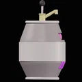 Mô hình Keg Robot từ Futurama - File in 3D sưu tầm chất lượng - Thumbnail 3