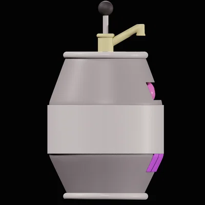 Mô hình Keg Robot từ Futurama - File in 3D sưu tầm chất lượng