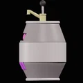 Mô hình Keg Robot từ Futurama - File in 3D sưu tầm chất lượng - Thumbnail 5