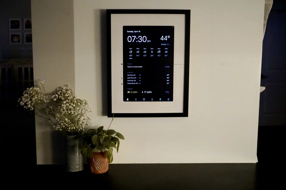 Frame14 – Khung gắn Nxtpaper 14 làm smart home dashboard - Image 1
