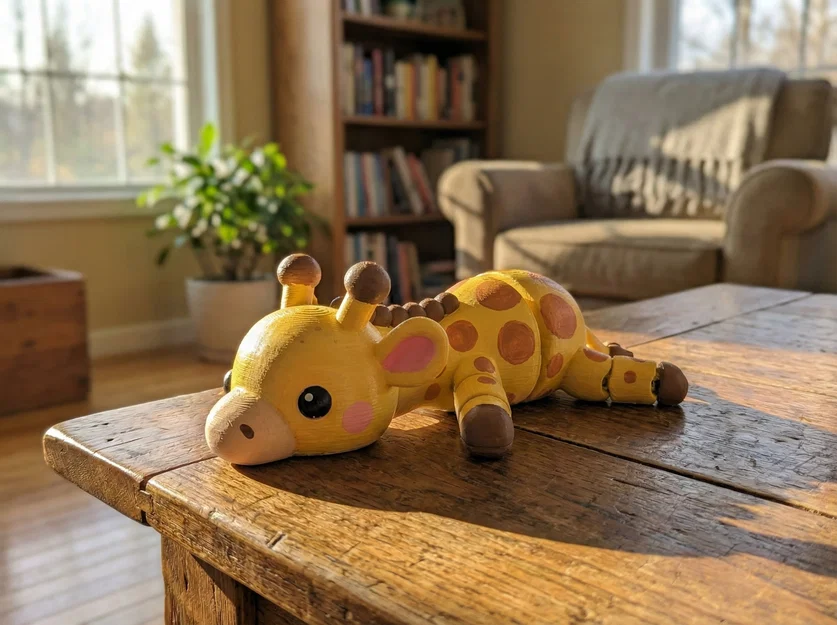 Hươu Cao Cổ Dẻo Khớp Nối (Flexi Giraffe – Articulated Toy) - Image 1