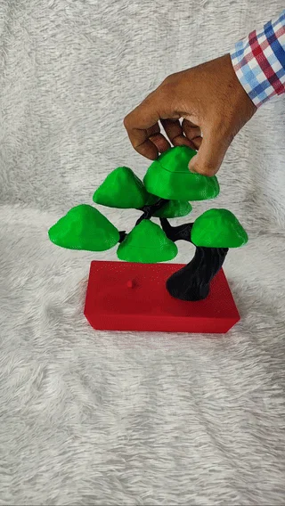 Organizer bonsai cất đồ bí mật (7 ngăn ẩn) - Image 4