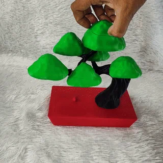 Organizer bonsai cất đồ bí mật (7 ngăn ẩn)