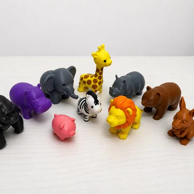 Bộ sưu tập động vật sở thú mini 3D cực kỳ đáng yêu