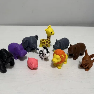 Bộ sưu tập động vật sở thú mini 3D cực kỳ đáng yêu