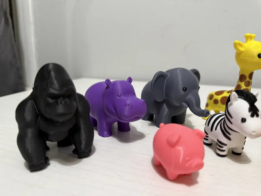 Bộ sưu tập động vật sở thú mini 3D cực kỳ đáng yêu - Image 5