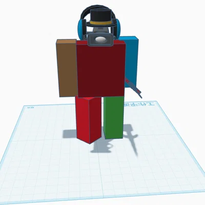 Mô hình nhân vật Roblox in 3D cá tính cho người chơi game