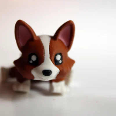 Mô hình Corgi linh hoạt - Articulated Corgi 3D cực dễ thương