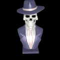 Mô hình đầu lâu Mafia (Skull Mafia) trang trí cực chất cho bàn làm việc - Thumbnail 1