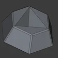 Đế trưng bày Rubik hình lục giác (Hexagon Base) in 3D đẹp mắt - Thumbnail 3