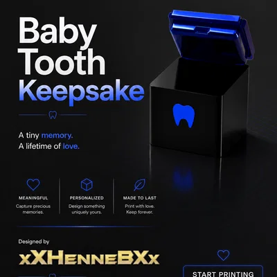 Hộp Cất Răng Sữa Cho Bé (Baby Tooth Container)