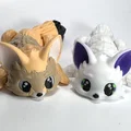 Mô hình cáo linh hoạt Arctic và Fennec in 3D cực đáng yêu - Thumbnail 1